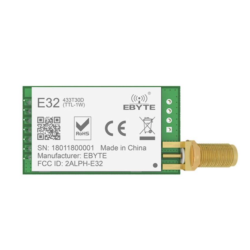 LoRa E32-433T30D SX1278 433MHz 8km Long Range Wireless Transceiver ...